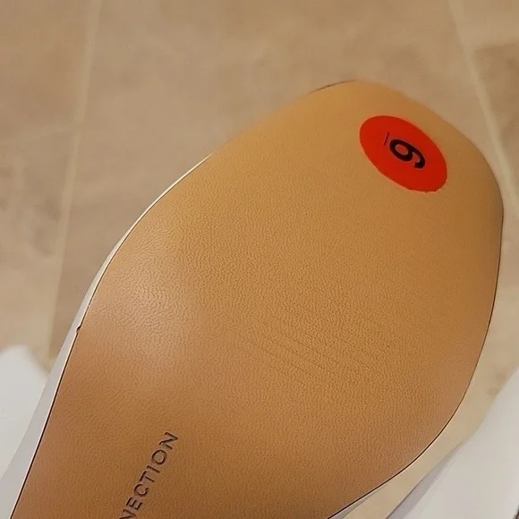 NEW! FRENCH CONNECTION Tall Liv Boots Snakeskin Heel Zipper Accent 6. - Picture 9 of 9